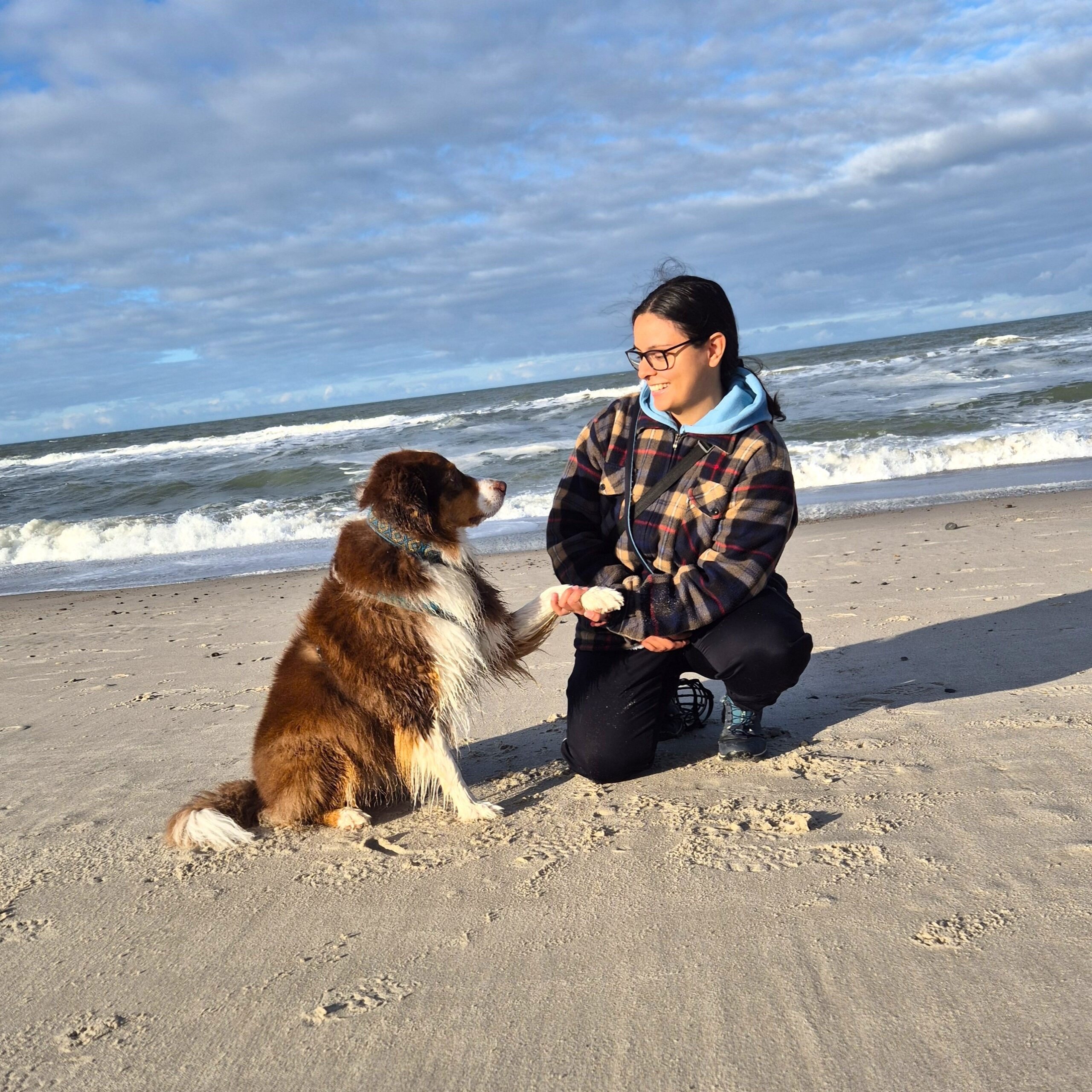 Suki und ich in Dänemark